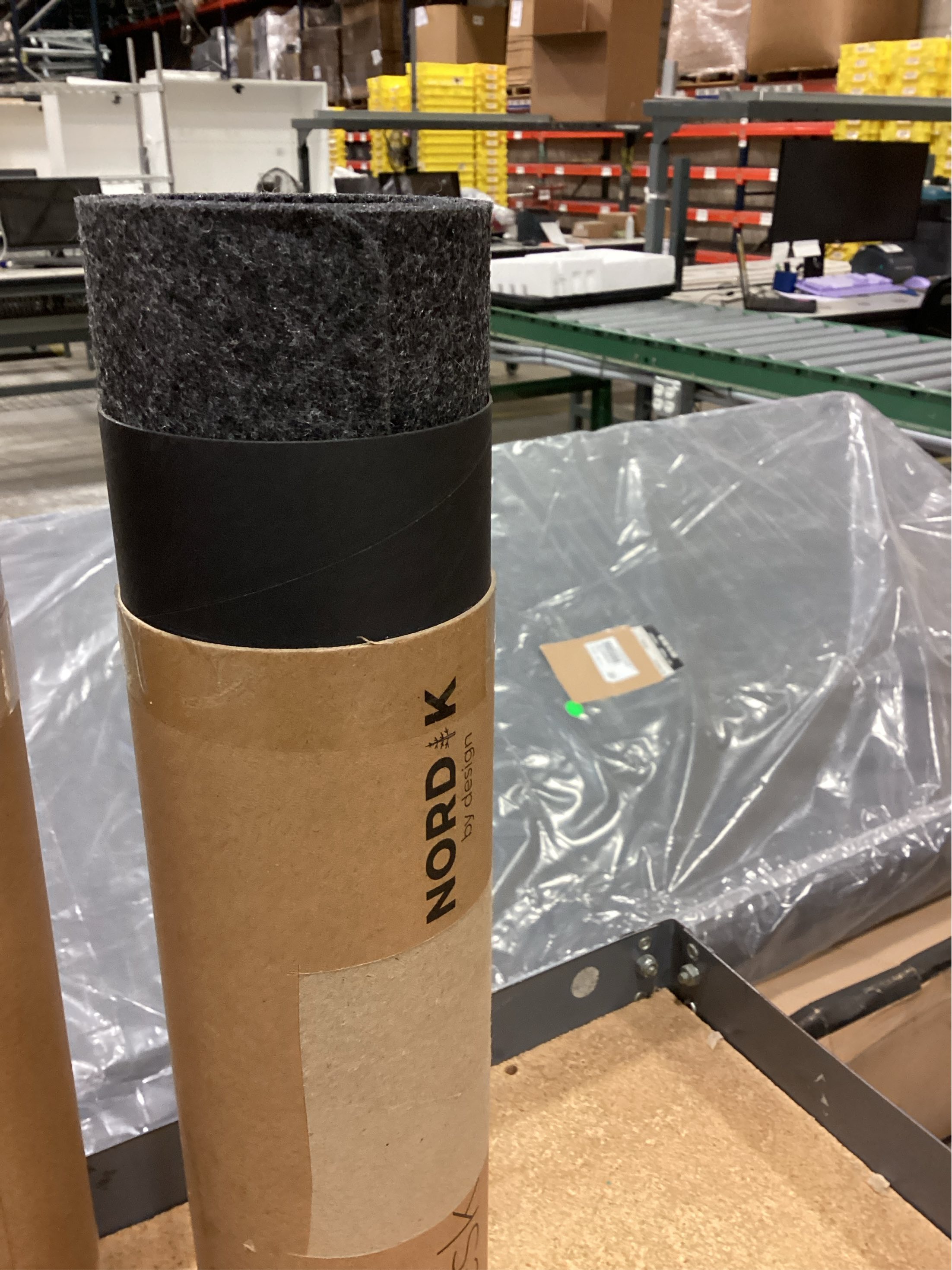 Nordik Large Felt Desk Mat - Charcoal - 35 x 17 inch - Full Desk Keyboard Mat - Computer Desk Mat for Keyboard and Mouse Pad - Desktop Mat - Large Felt Desk Pad