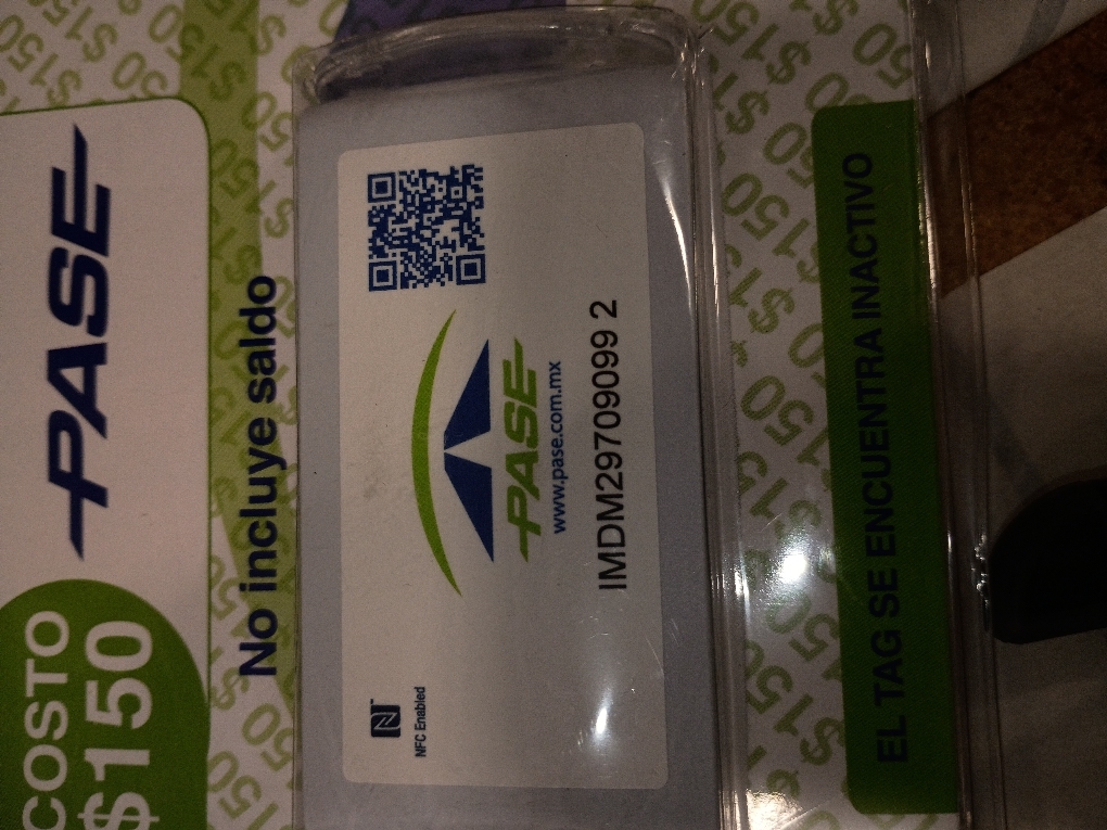 Pase Tag Mexico Rechargeable Toll Pass for Mexico Toll Highways, Carreteras.