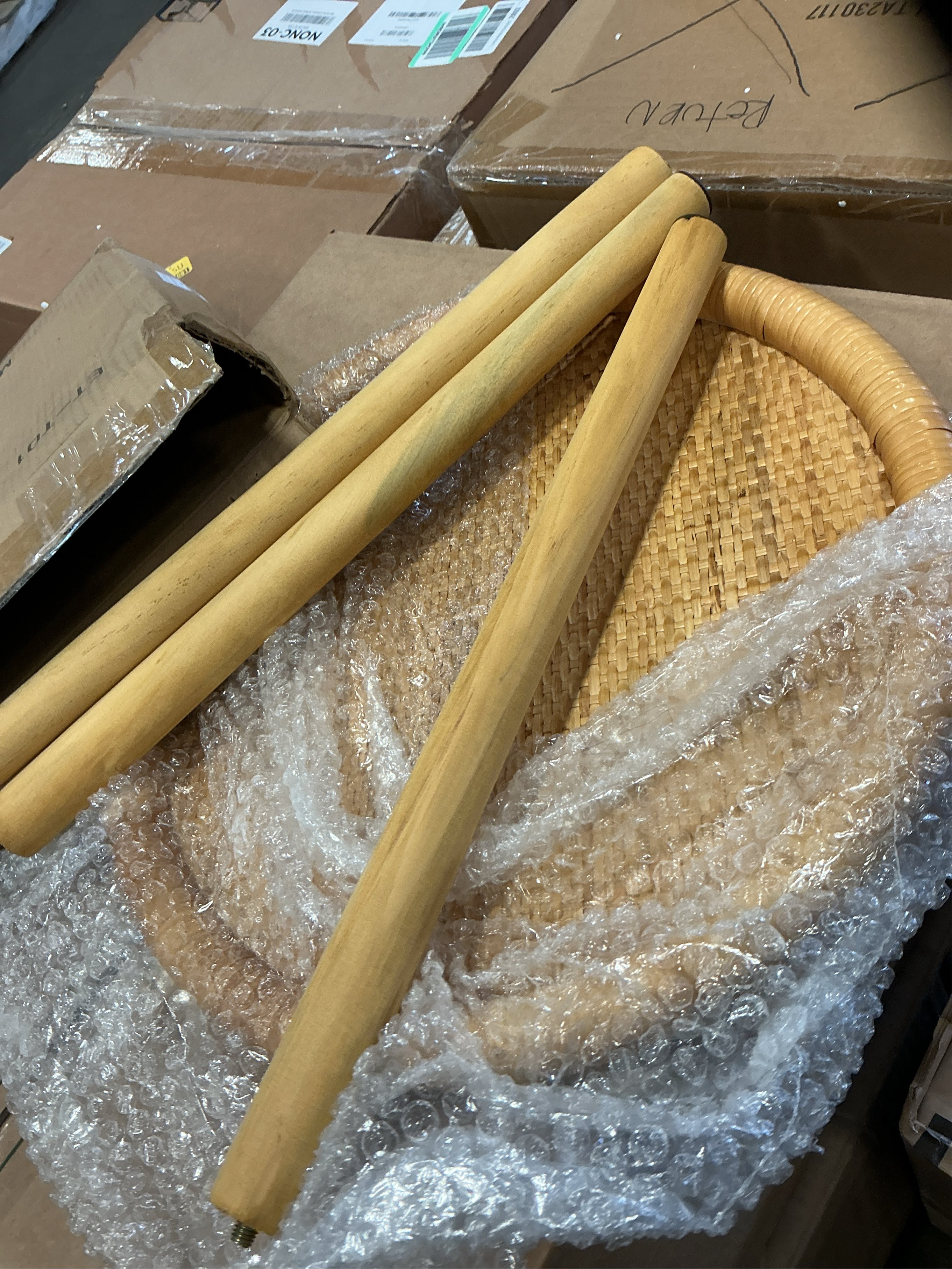 Small Side Table, Rattan Round Coffee Table, Boho Circle Side Tables End Table for Living Room, Mid Century Accent Table for Bedroom Balcony