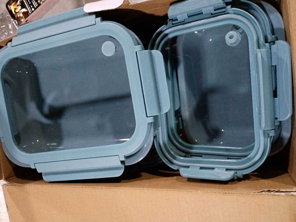 Safdie & Co. 10-piece Ceramic Food Storage Set-Blue