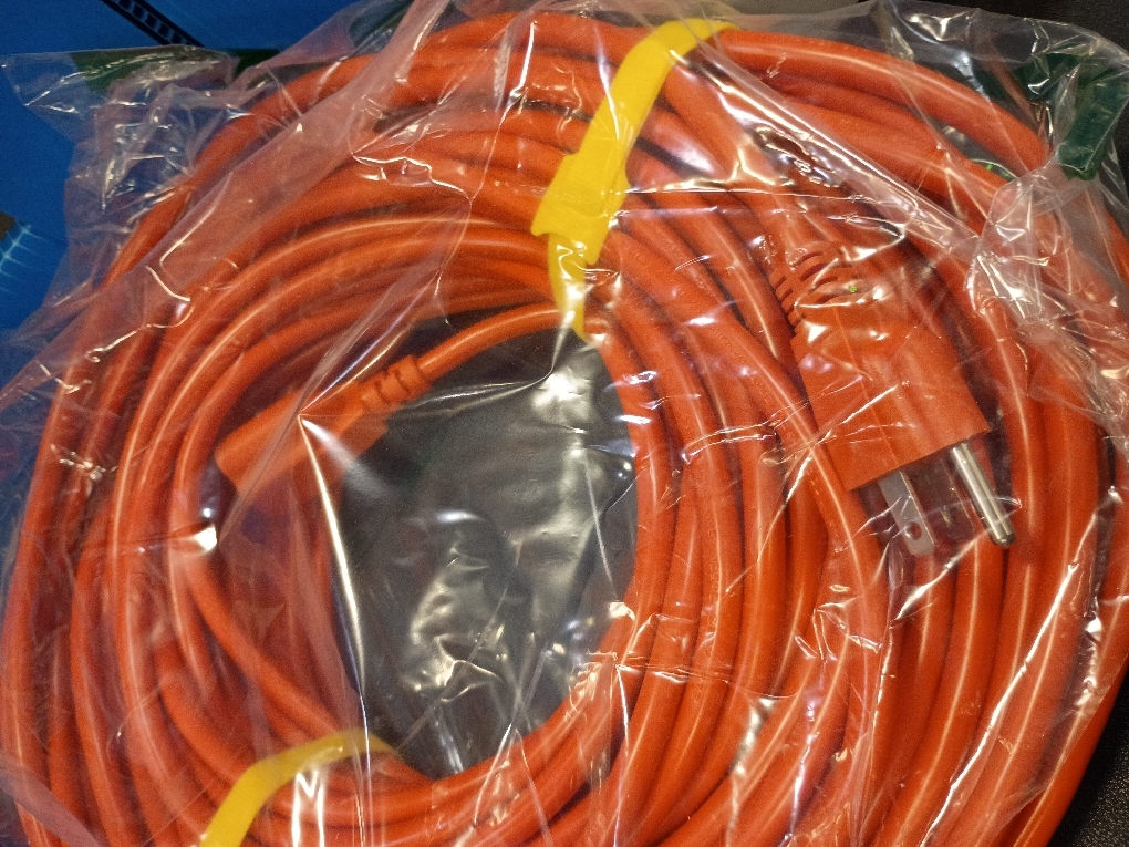 HUANCHAIN Indoor Outdoor Extension Cord 50 ft Waterproof, 16/3 Gauge Flexible Resistant Appliance Extension Cord Outside, 13A 1625W 16AWG SJTW, 3 Prong Electric Cable Orange, ETL