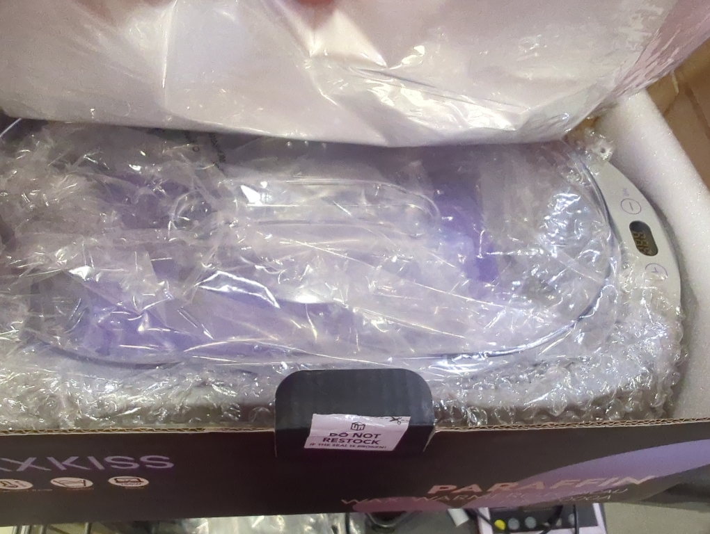 Small Paraffin Wax Machine for Hands - Small Size Hand Wax Paraffin Machine 2000ml With 3 packs of Paraffin Wax Kit Digital Display Screen for Paraffin Bath