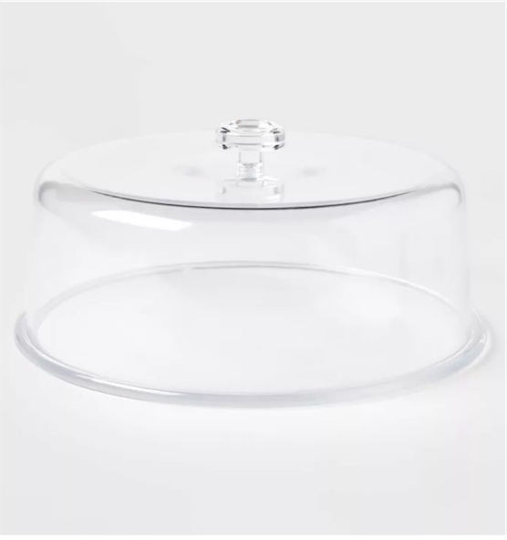 Wilton Ultra Bake Professional 12 x 16 Nonstick Large Baking Pan & 12 Plastic Cake Tray with Lid - Room Essentials™: BPA-Free Round Dessert & Bakery Tray, Dishwasher-Safe, Clear ( has an imperfection on plastic tray)