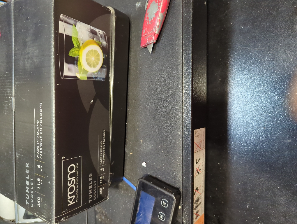 Krosno Glasses Set | 6x  (11.8 oz) tumbler goblet (350ml)| Perfect for Home, Restaurants and Parties | Dishwasher Safe