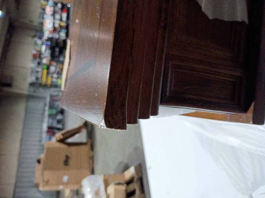 End Table Antique Style Side Table with Drawer Storage Included Solid Wood Sofa Side Accent Table for Small Spaces Nightstand Bedside Tables -Walnut 14 L x 18 W x 25 H ( little damage at the corner see the pictures )