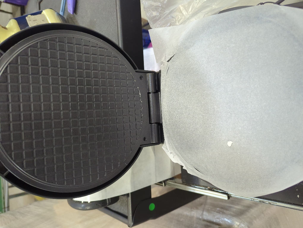 Baker's Friend Waffle Cone Maker Machine with Browning Control, Nonstick Waffle Bowl Maker, 7.5” Ice Cream Cone Maker, Thin Waffle Maker Crispy, Cone Roller & Bowl Press Included, Aqua