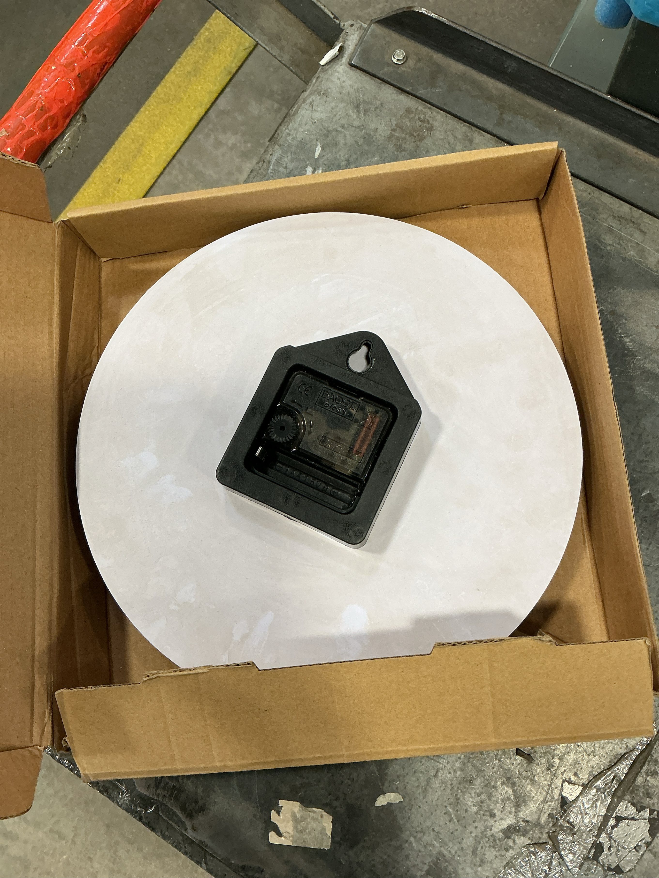 Mxocom Pink Flowers and Leaves Wall Clock Artistic Watercolor Rose Flower Grey Spring 10 Inch Silent Non Ticking Battery Operated Clock Vintage Round Clock for Living Room Bedroom Bathroom Decor