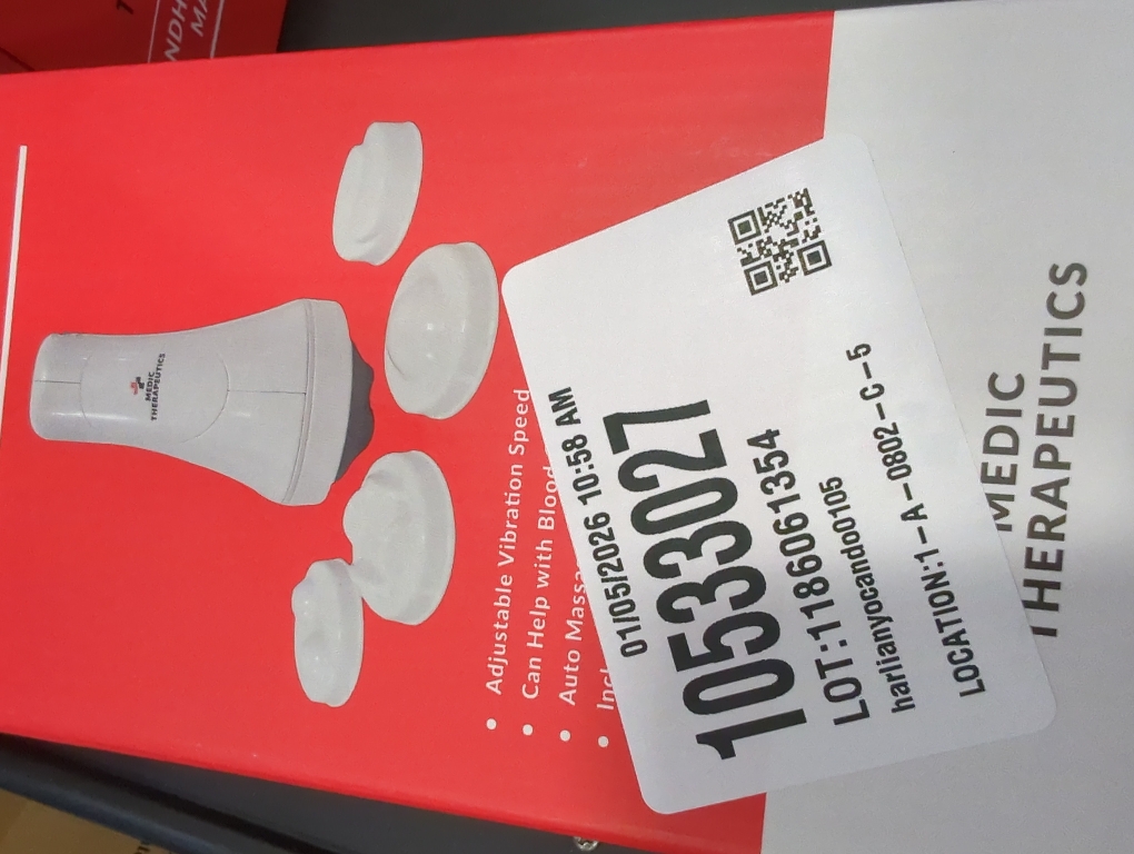 Medic Therapeutics Handheld Sculpting Massager W/ 4 Interchangeable Heads