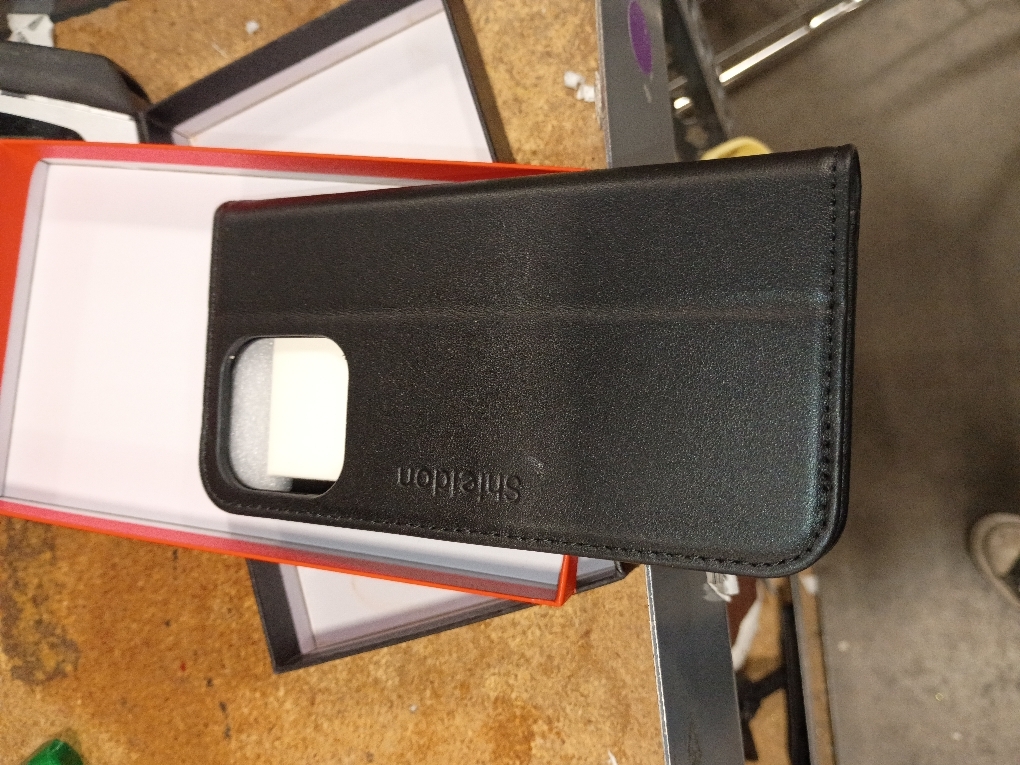 SHIELDON Case for iPhone 15 Pro Max 6.7, Genuine Leather Wallet Folio [Magnetic Closure] [RFID Blocking Card Slot] [Kickstand] Full Protection Case Compatible with iPhone 15 Pro Max 2023 - Black