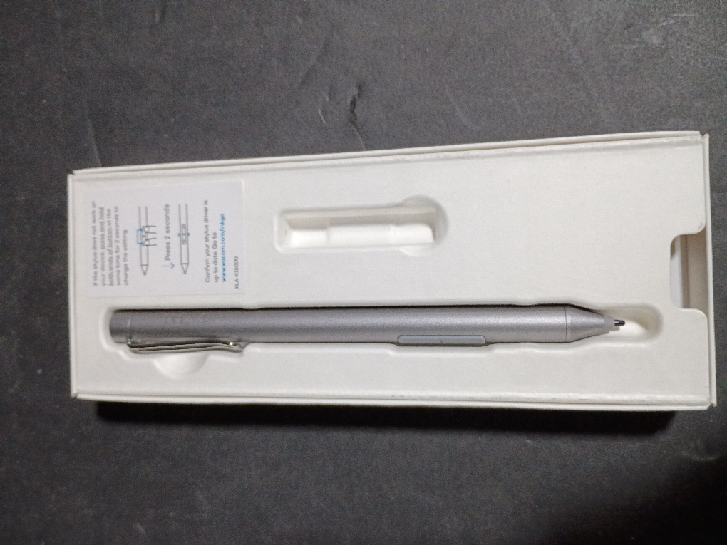 Wacom - Bamboo Ink Smart Stylus for Windows Ink; 2nd Generation - Gray
