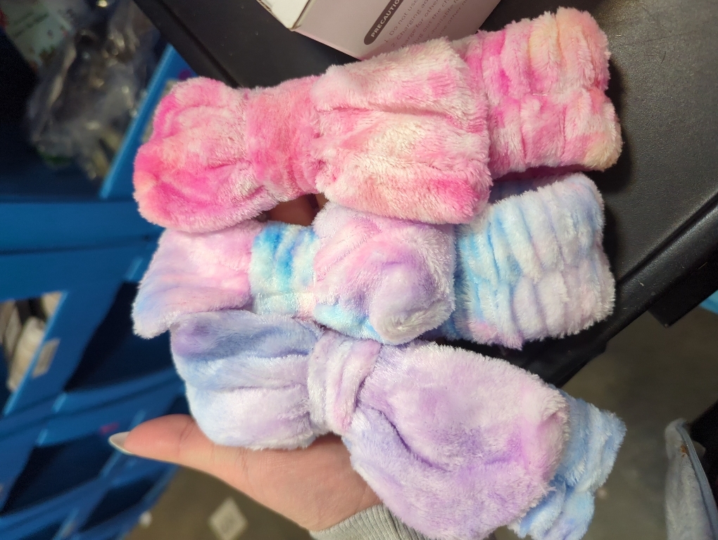 WSYUB Spa Headband,Makeup&Skincare Headbands,Headband for Washing Face,Teen Girls Stocking Stuffers Fuzzy Hair Bands for Women,Christmas Gifts for Teens