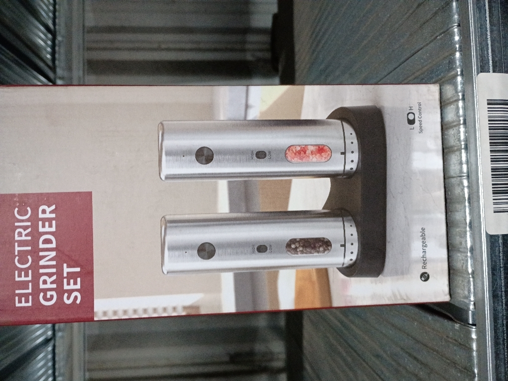 Electric Salt and Pepper Grinder Set, Rechargeable, 110ml Large Capacity