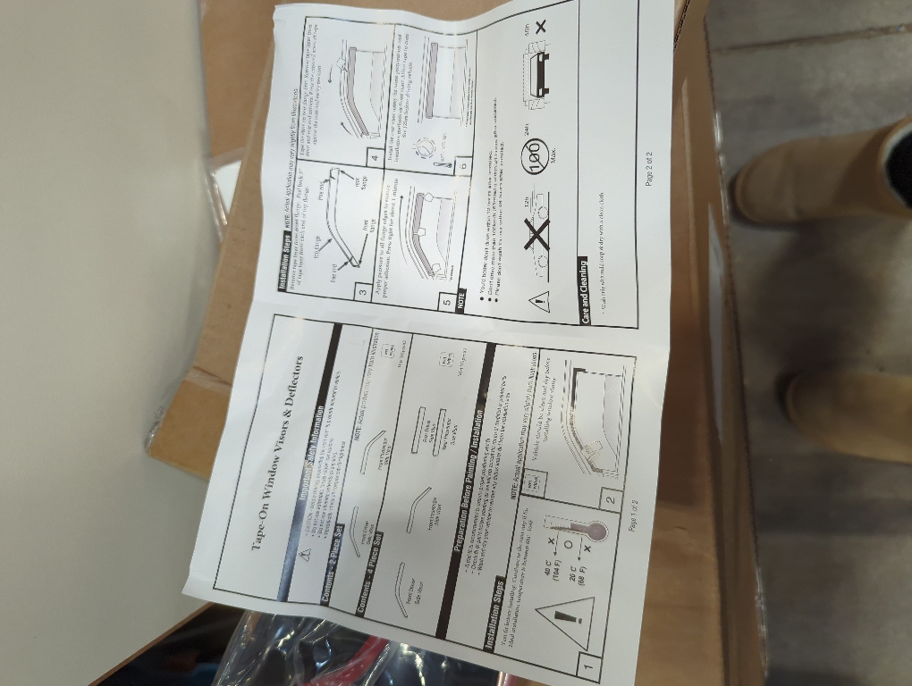 TuningPros in-Channel Window Vent Visors Rain Guards Compatible with Dodge Ram 3500 1994-2001 | Side Window Wind Deflectors Rain Shields | Smoke Tinted, 2 Pcs Set, DGWV-126i-3