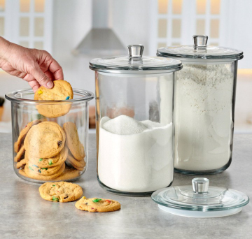 Anchor Hocking, 3 Count - Goode Sundry Glass Storage Jar | ‼️one is used‼️