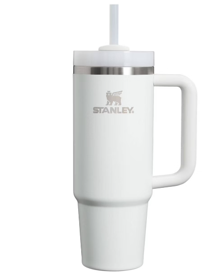 Stanley 30 oz Stainless Steel H2.0 Flowstate Quencher Tumbler Frost: Dishwasher-Safe Drinkware for Hot & Cold Beverages
