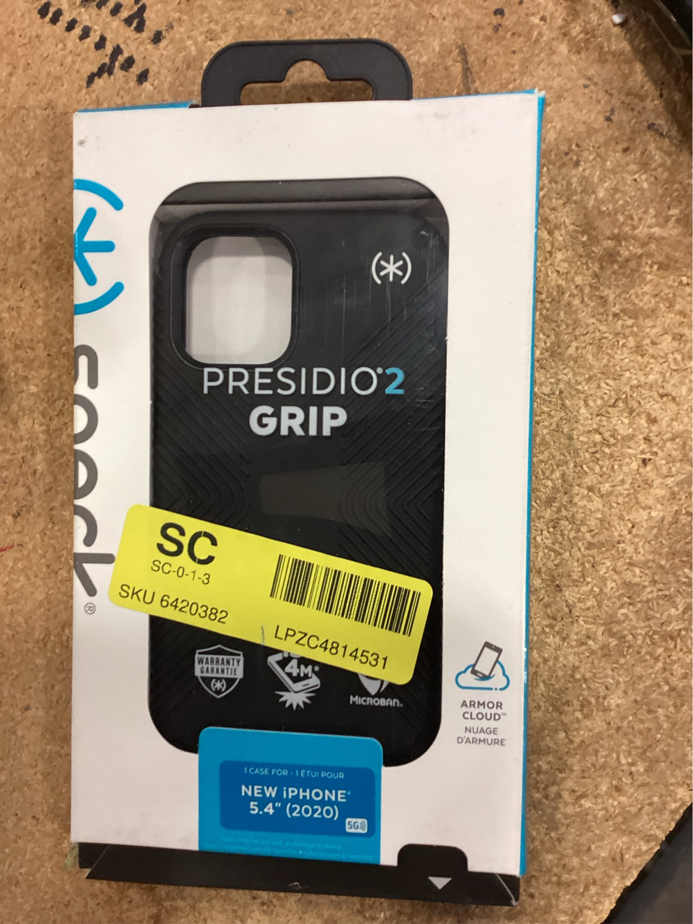 Speck Apple iPhone 12 Mini Presidio 2 Grip - Blackness 2 pack