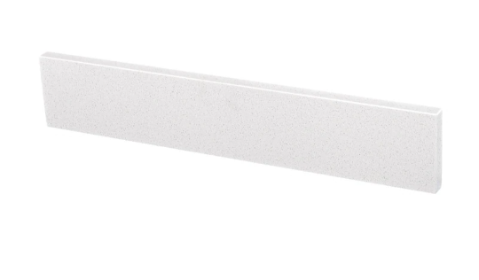 21 inch W Quartz White Stone Vanity Top Side Splash