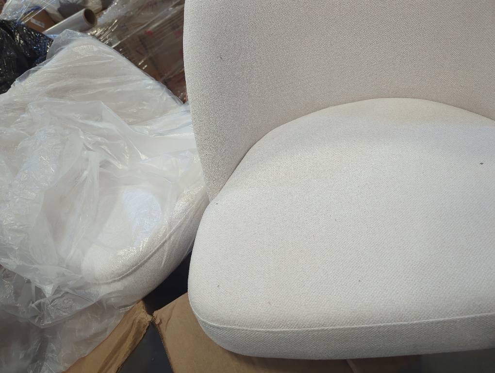 Set of 2 Beige Chairs
