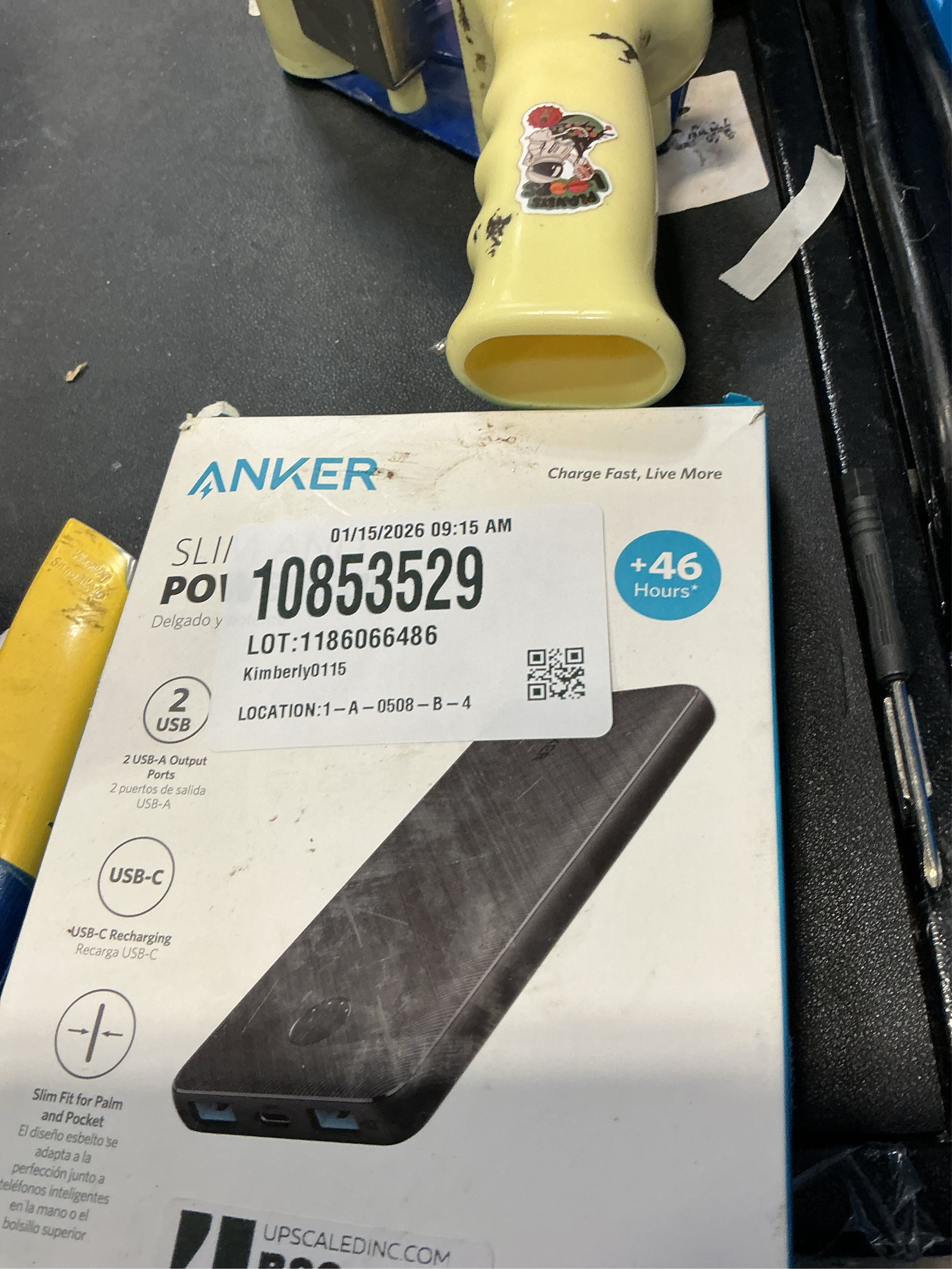 Anker - PowerCore III 10K MAh USB-C Portable Battery Charger - Black