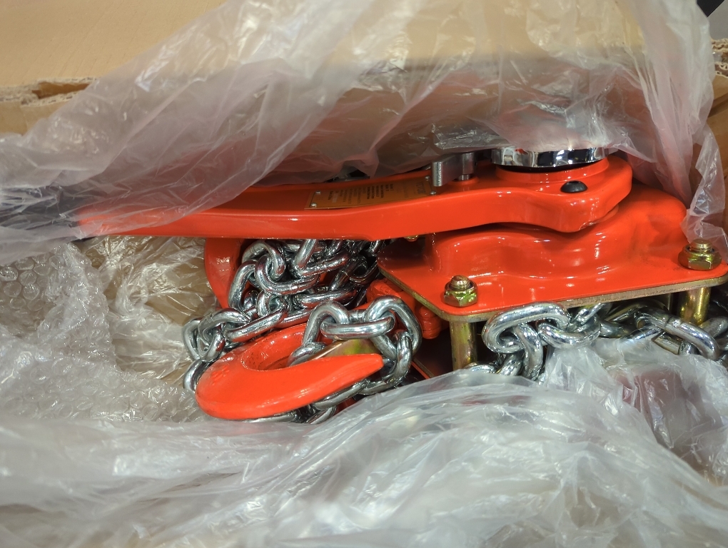 VEVOR Manual Lever Chain Hoist, 3 Ton 6600 lbs Capacity 20 FT Come Along, G80 Galvanized Carbon Steel with Weston Double-Pawl Brake, Auto Chain Leading & 360° Rotation Hook, for Garage Factory Dock