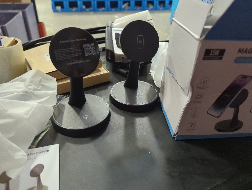 Magnetic Wireless Charger iPhone Stand 15W Fast Mag-Safe Charger for iPhone 16/16 Pro/16 Plus/16 Pro Max/15/14/13/12 Series Apple Magnet Wireless Charging Station/Pad for AirPods