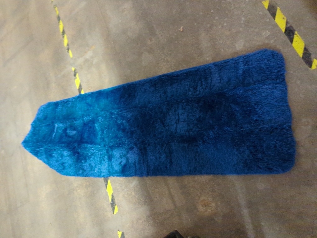 Ophanie Blue Runner Rug for Hallway, 2x6 Bedroom Bedside Living Room Rugs, Non Slip Fluffy Soft Shaggy Carpet for Kids Girls Boys Dorm Nursery Home Decor Aesthetic