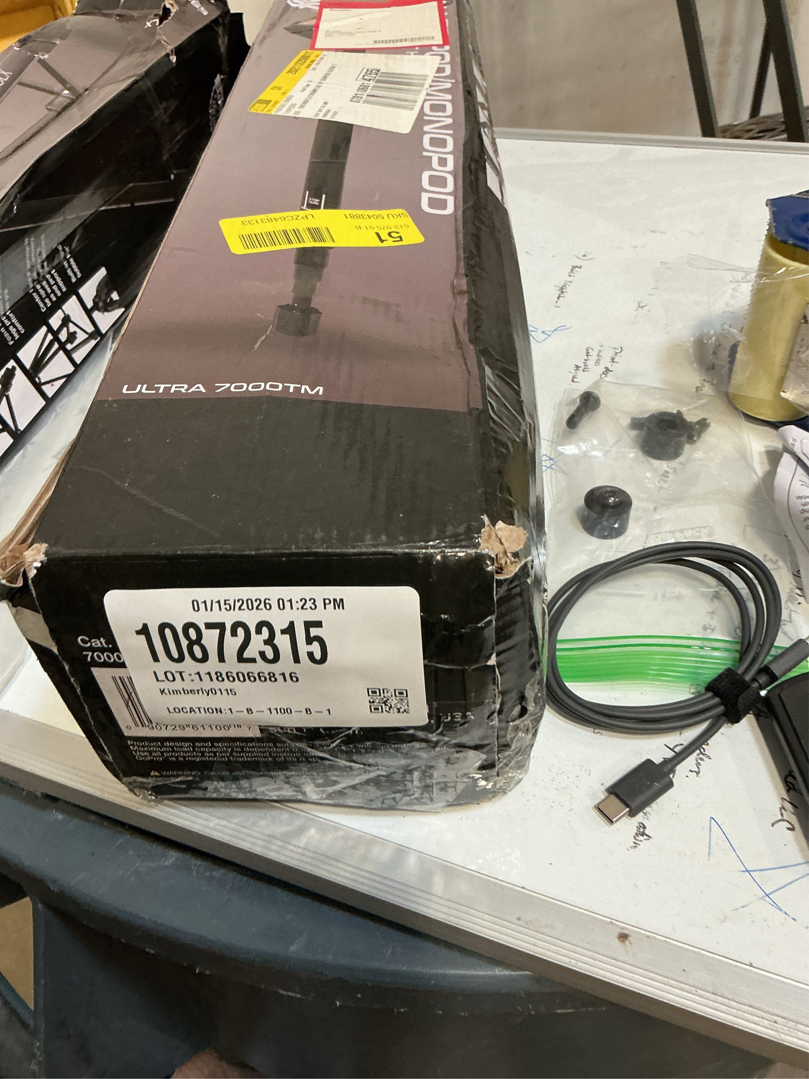 Sunpak - PlatinumPlus Ultra 7000 2-in-1 70 Tripod and Monopod - Silver