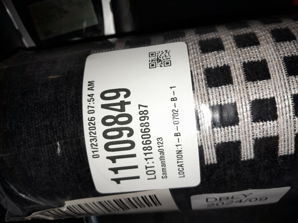 LUMI Inside Door Mat for Entry 17''x30'', Absorbent, Dirt Trapper, Low Profile Thin, Non Slip Mats with Rubber Backing, Ideal for Indoor, High Traffic, Garage, Entrance, Checkered Black