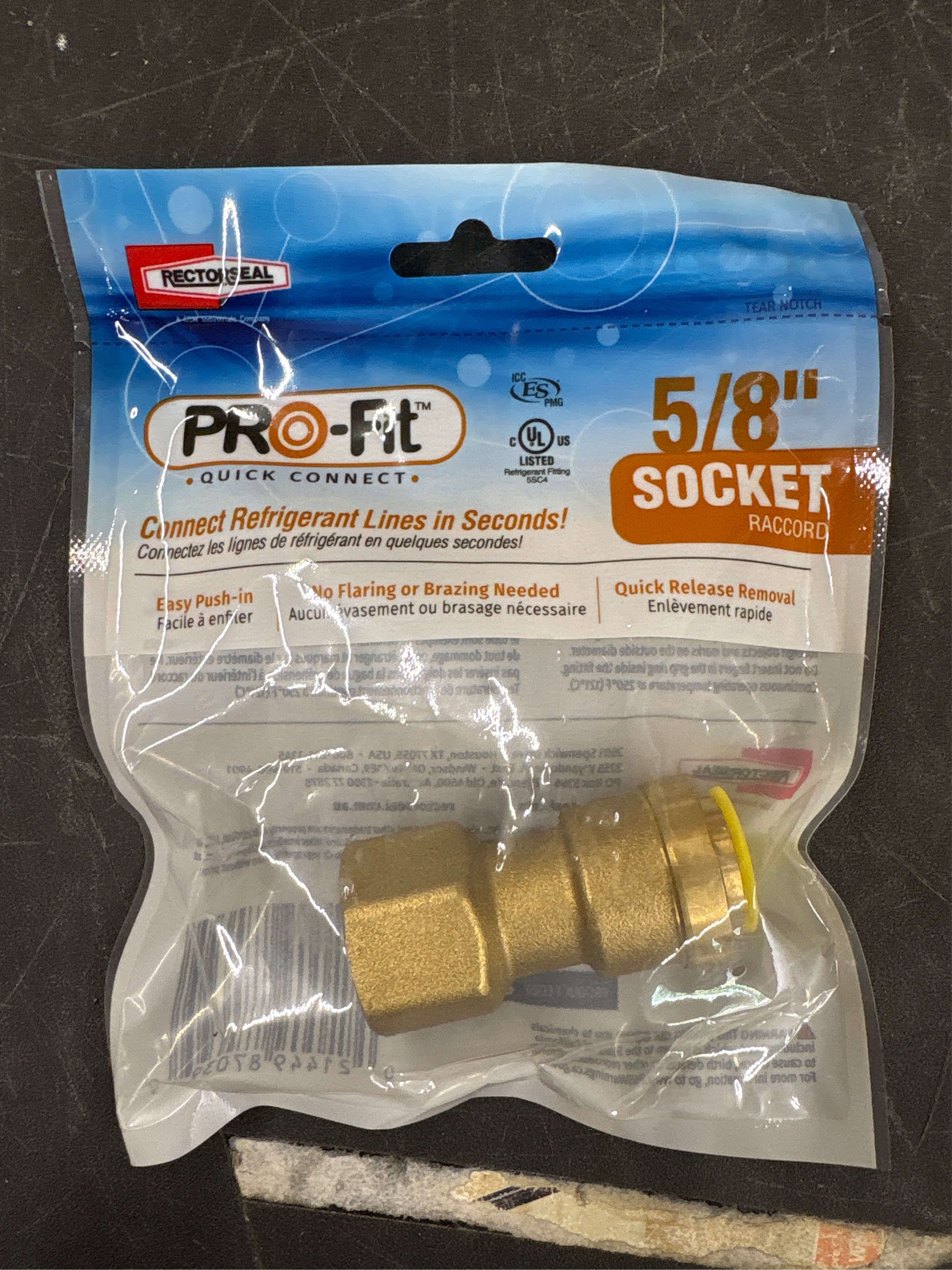 Condition photo showing New/Like New for Rectorseal Pro-Fit 5 / 8 In. Q