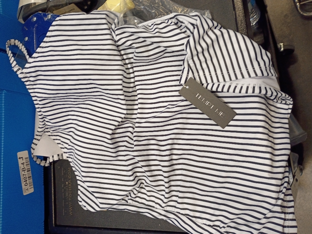 Tempt Me Women Tankini Top Only High Neck Bathing Suit Top Tummy Control Ruched Swimsuit Without Bottom medium