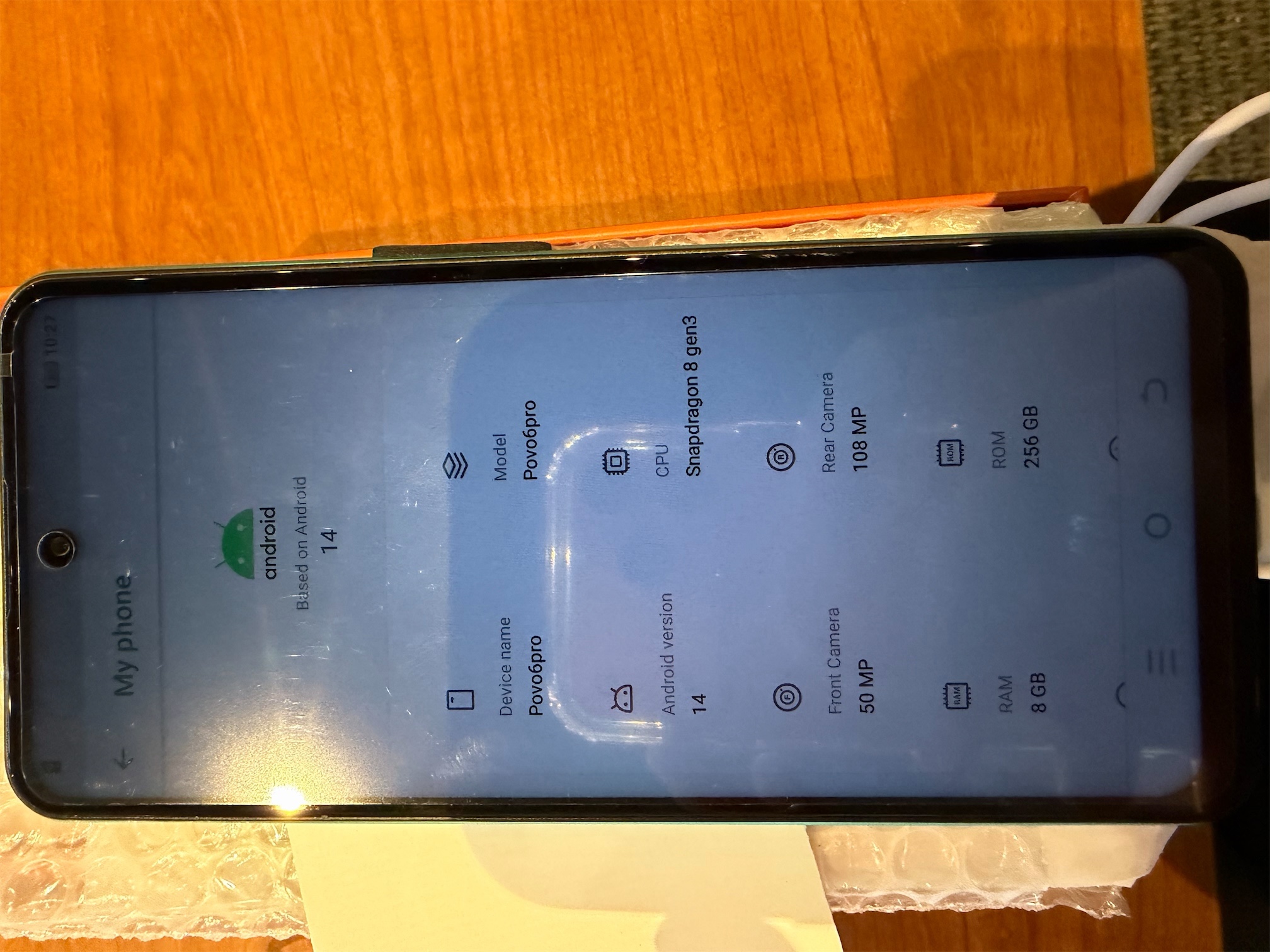 Povo 6 Pro Android Phone (Green)