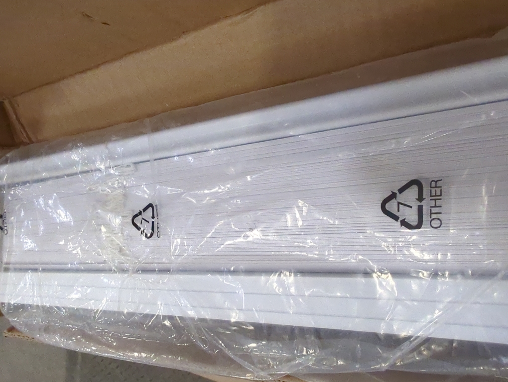 LOTUS & WINDOWARE Cordless 1 Aluminum Mini Blind 46 Wide x 60 Long, White, Room Darkening Metal Indoor Window Blinds for Home and Office