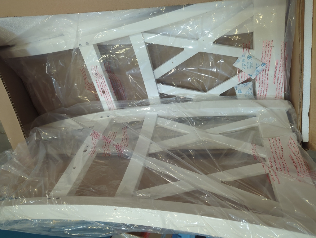 Dining Chairs Set Of 2 White and Gray