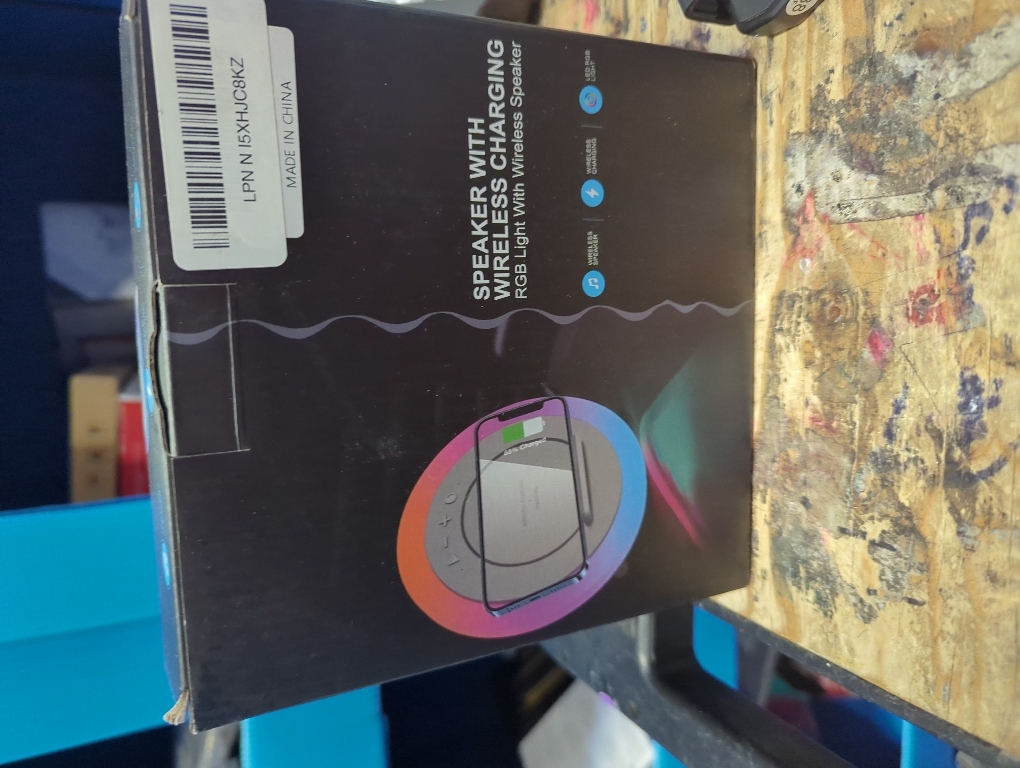 Bluetooth Speaker Night Lightsr,Wireless Charging Modern Speaker,Best Teenage Birthday Gift Ideas Tween Girls Gifts/Please use The Original Adapter