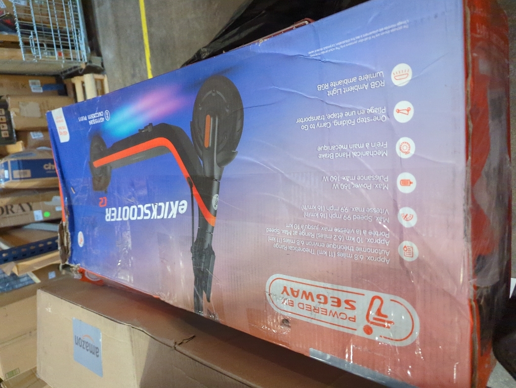 Segway Ninebot eKickScooter - Electric Scooter for Kids 6-14, w/t Adjustable Handlebar Height (Only C2 Pro) for Riders up to 132 lbs, Includes New Cruise Mode, UL-2272 Certified