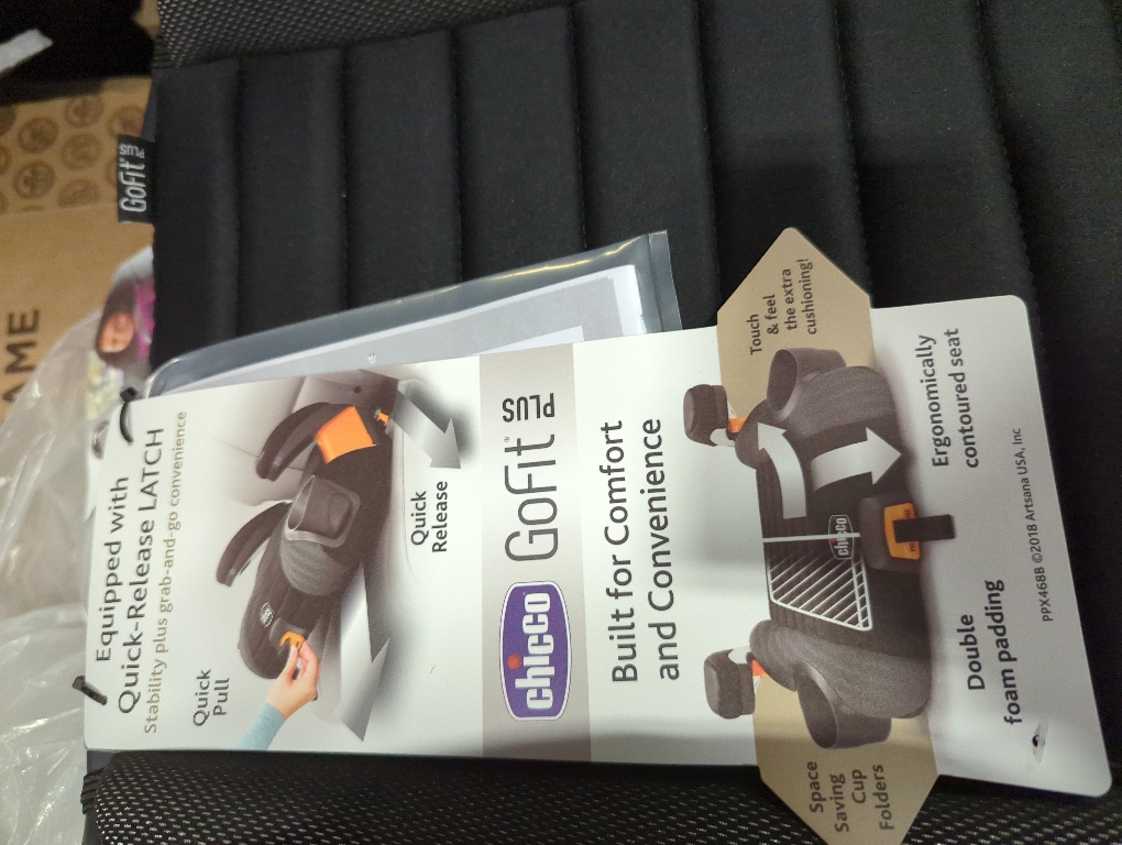 Chicco GoFit Plus Backless Booster Car Seat