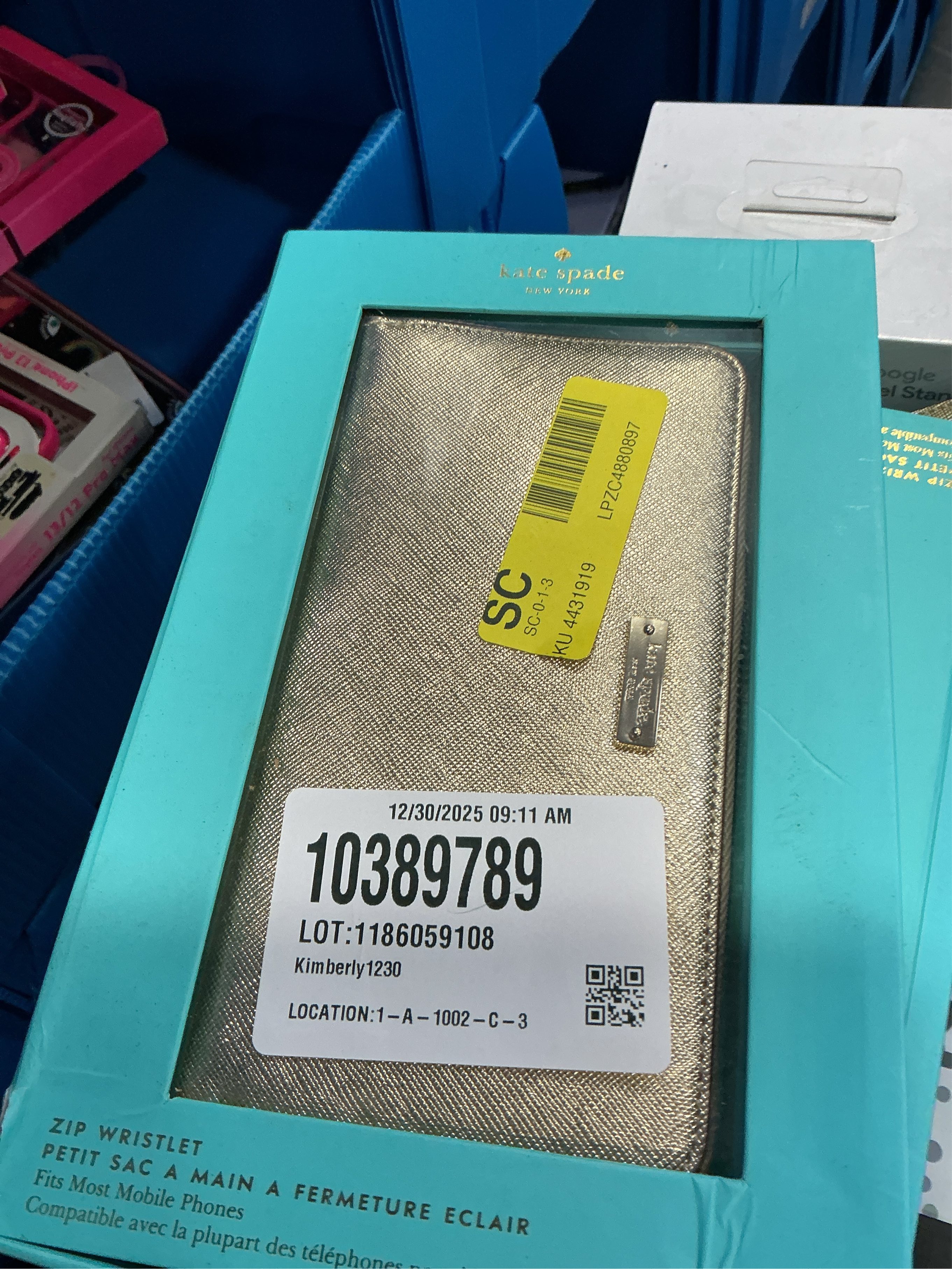 Kate Spade Carrying Case Smartphone, Gold