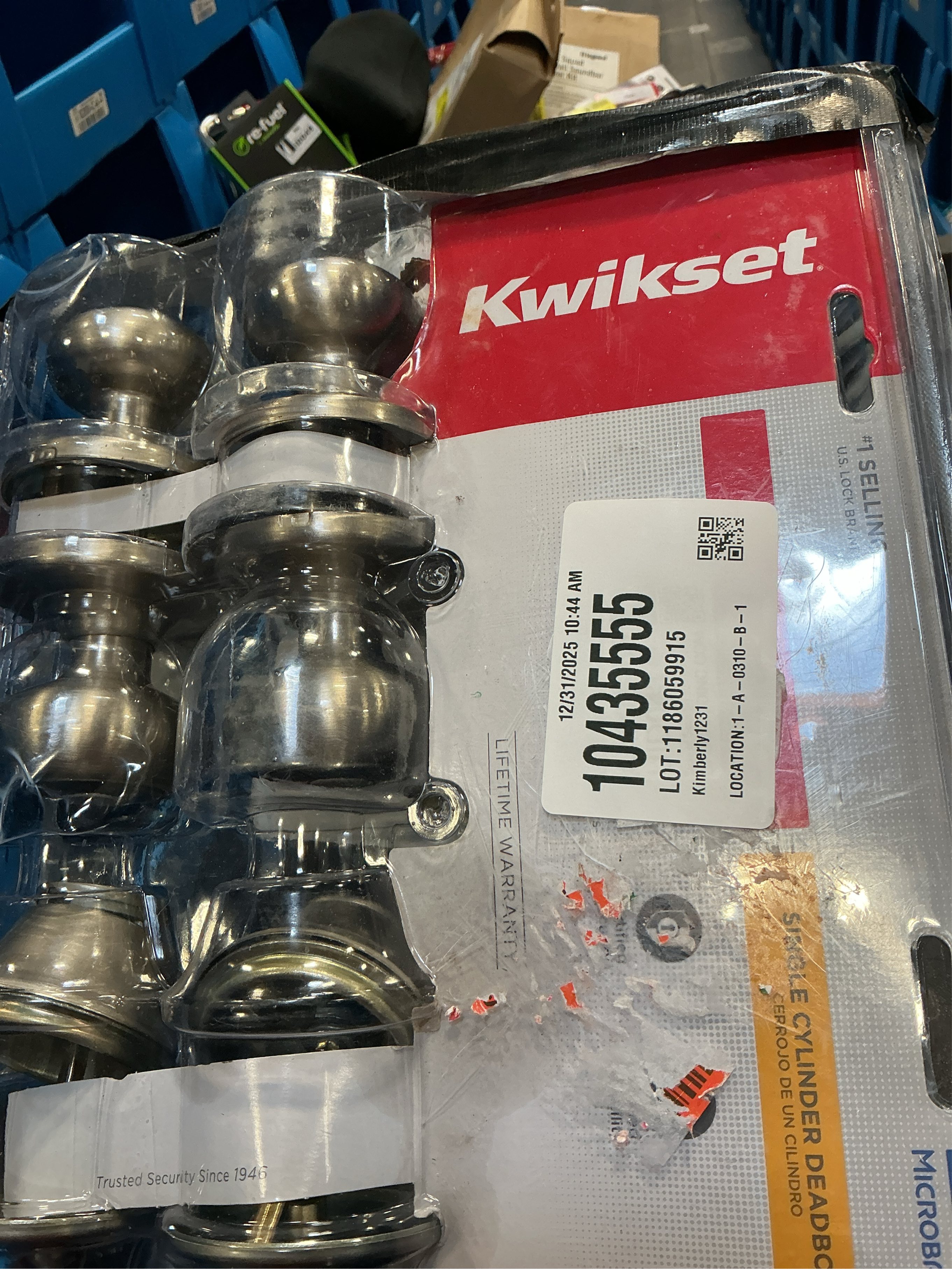 Cove Satin Nickel Single-Cylinder Deadbolt Combo Pack (2-Pack)