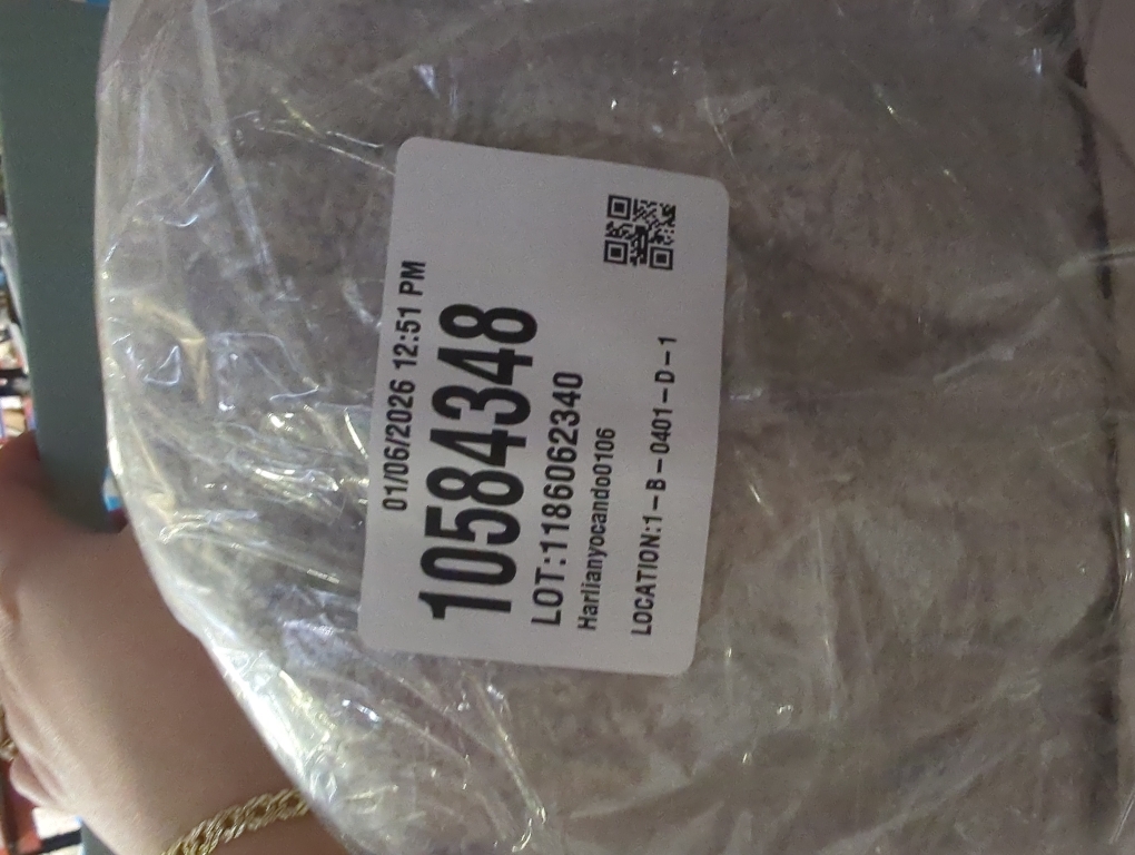 Haven Waffle Large/X-Large Organic Cotton Robe in Lunar Rock