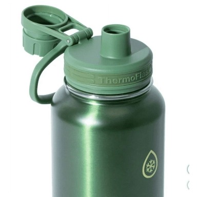 ThermoFlask Insulated Water Bottle with Straw Lid 40 oz