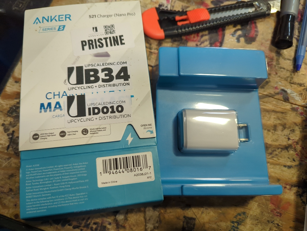 Anker 2-Port PowerPort III 40W Nano Pro Duo USB-C Power Delivery Wall Charger - White