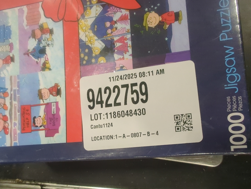 Aquarius Peanuts Charlie Brown Puzzle 1000 Piece Jigsaw Puzzle