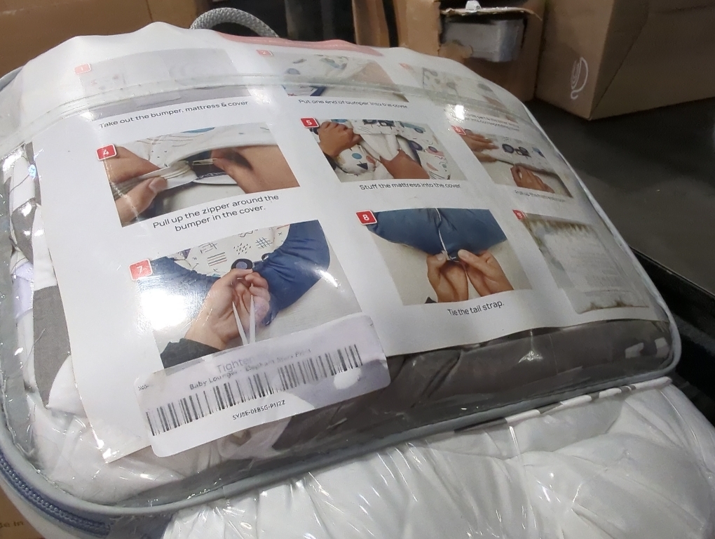 Color White and Grey elephants Baby Lounger - Breathable & Soft Baby Nest, Portable and Lightweight Tummy Time Lounger for Home and Travel, Ideal Newborn Babies Essentials Baby Shower Gifts