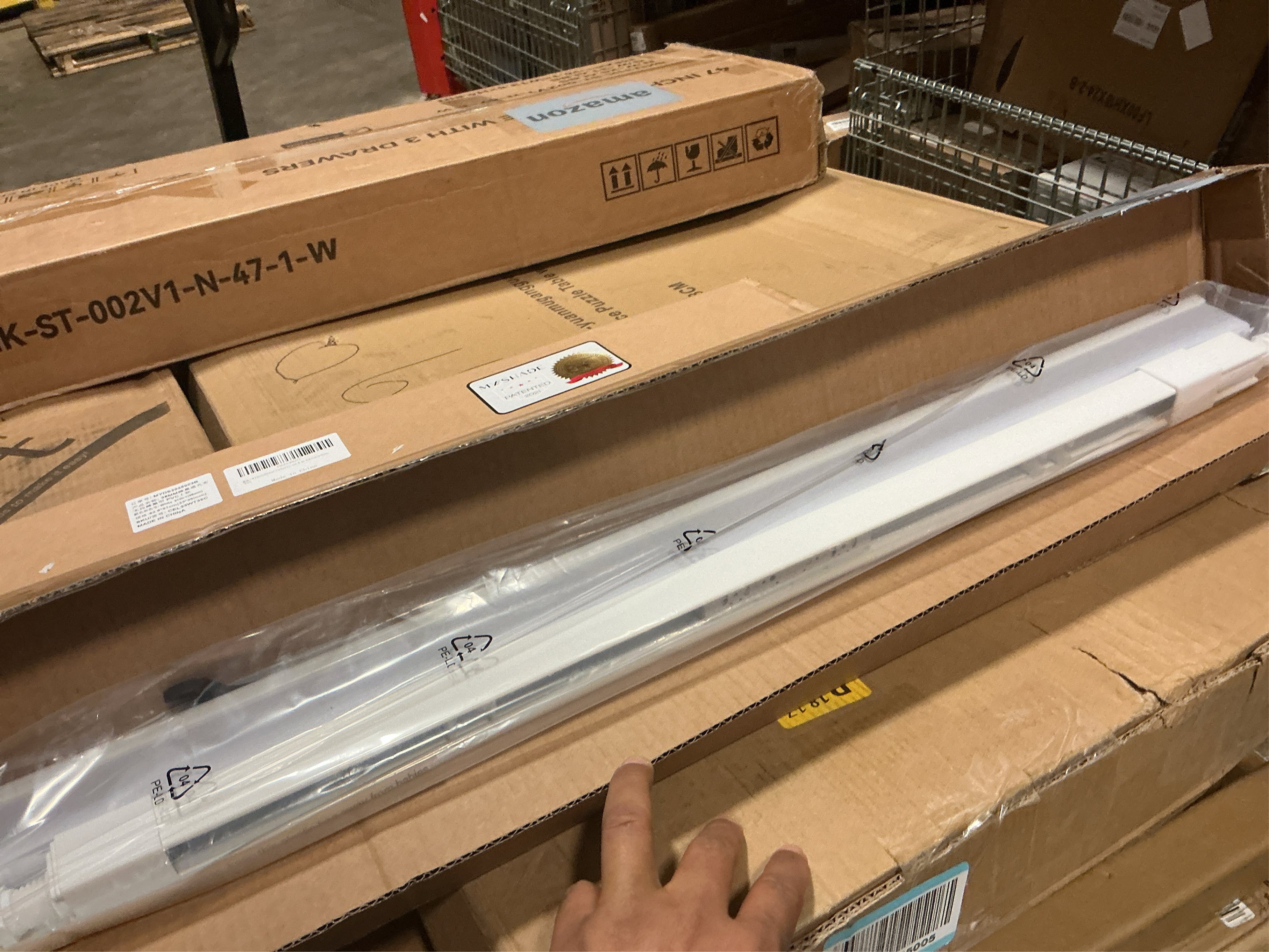 LazBlinds Cordless Cellular Shades, No Tools No Drill Blackout Honeycomb Shades Pleated Blinds for Windows, 31'' W x 48'' H, Silver White