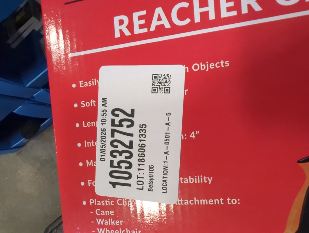 Medic Therapeutics 2-Pack Extra Long Reacher Grab Tool W/ Magnetic Ti. Lightweight with a Strong Grip and Easy Attachment to Canes  Walkers  and Wheel