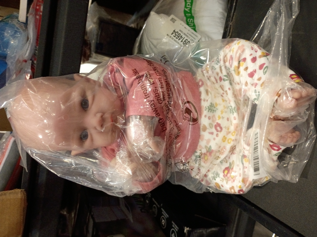 Aori Reborn Baby Dolls Girl - 20 Inch Realistic Newborn Lifelike Baby Doll with Hand-Painted Features - Weighted Cloth Body Cuddle Companion Doll with Outfits, Gift for Kids 3  & Collectors