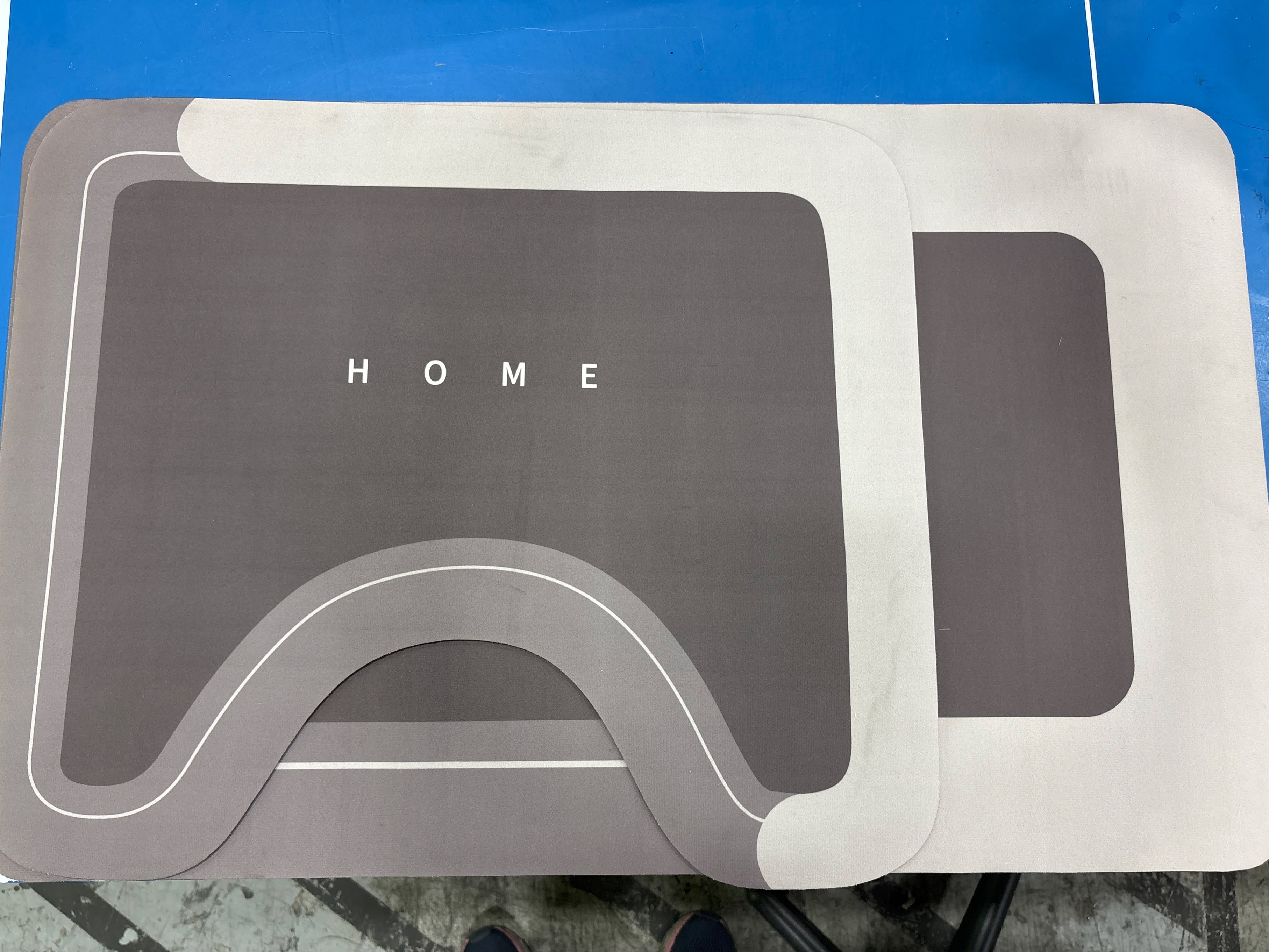 Housego 2PCS Absorbent Bath Mat Magic Rug Sets, Quick Drying Bath Mat Non-Slip Floor Rug Rubber Backed for Bathroom Kitchen Shower Sink, Water Absorbent (19.7''x23.6'' 19.7''x31.9'', Brown)