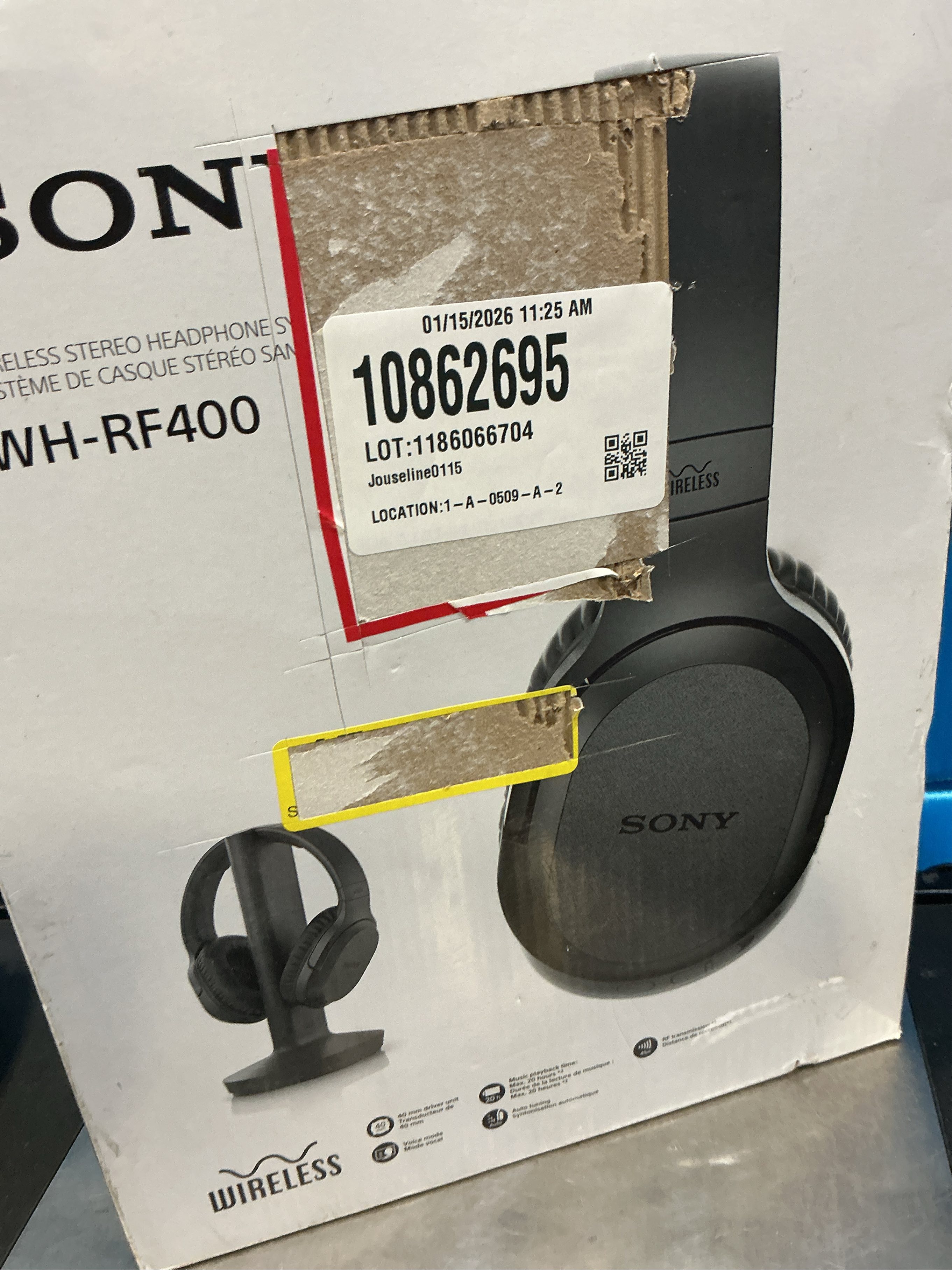 Sony Home theater Over The Ear Wireless Noise Canceling Headphones