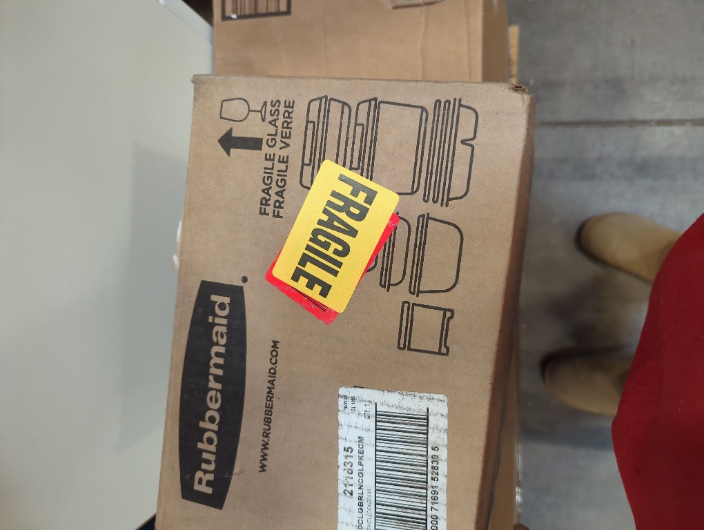 Rubbermaid Brilliance Glass Food Storage Containers  8-Cup Food Containers with Lids  2-Pack