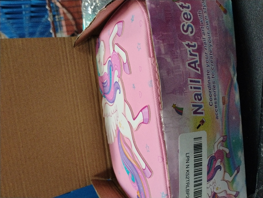 Kids Nail Polish Set for Girls Toys, Washable Quick-Dry Toddler Nail Art Kit with Air Cooling Dryer and Cosmetic Case, Christmas or Birthday Gifts for Girls Ages 3 4 5 6 7 9 10 11 12-Pink